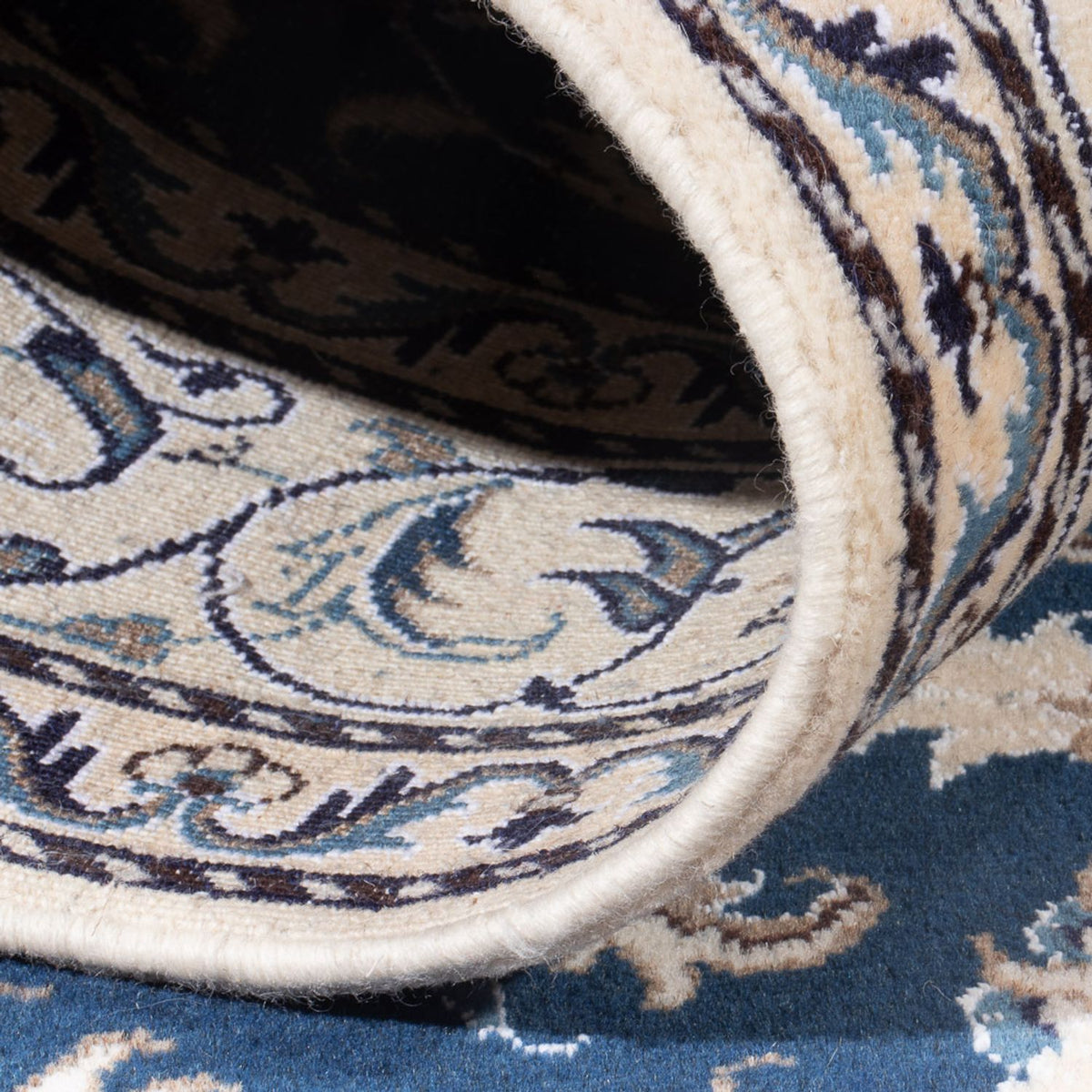 Persisk tæppe - Nain - Royal - 203 x 149 cm - blå