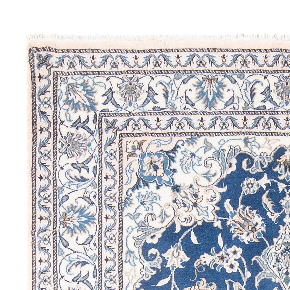 Persisk tæppe - Nain - Royal - 194 x 147 cm - blå