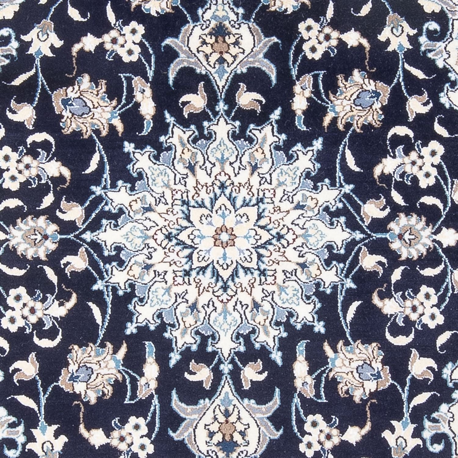 Persisk tæppe - Nain - Royal - 202 x 156 cm - mørkeblå