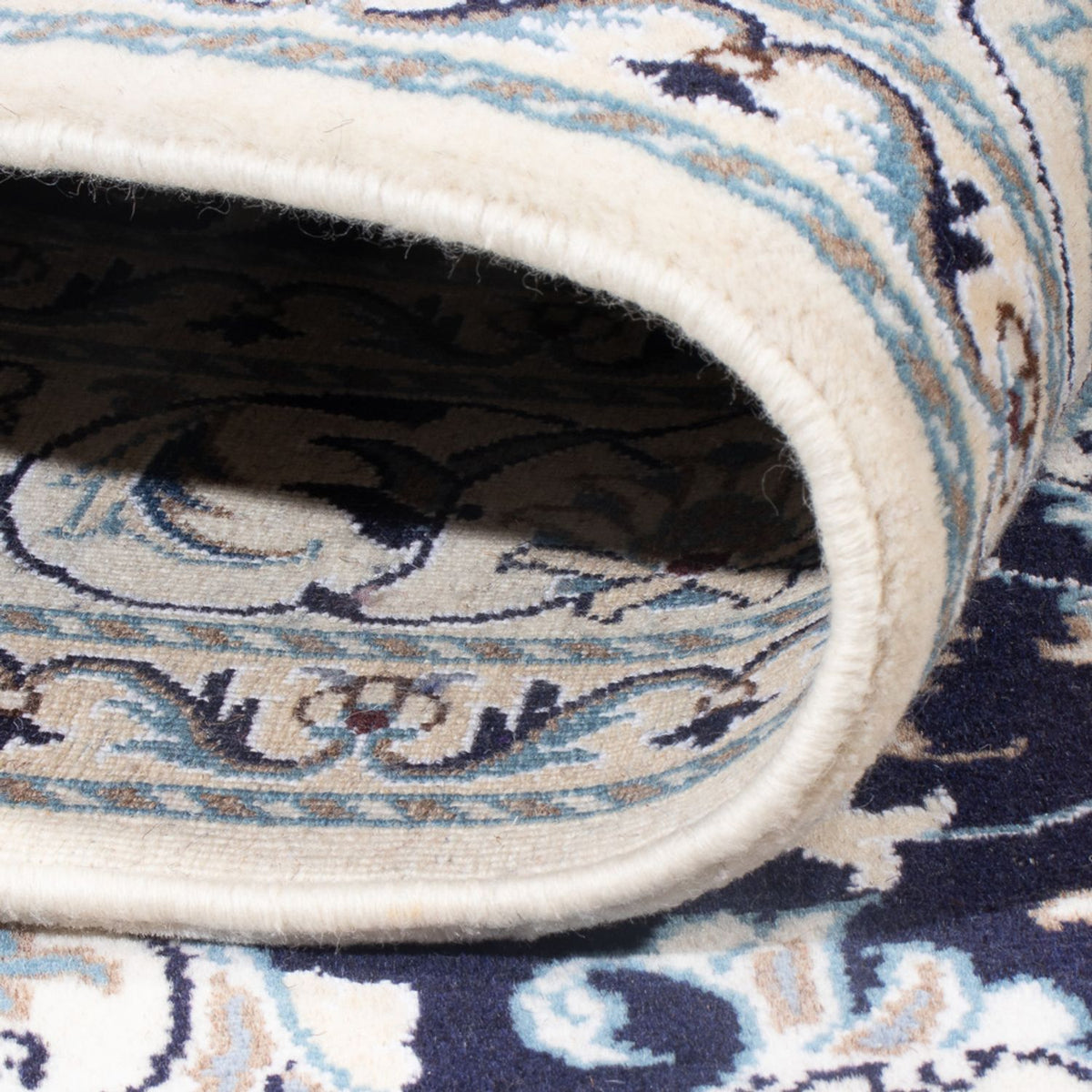 Persisk tæppe - Nain - Royal - 202 x 156 cm - mørkeblå