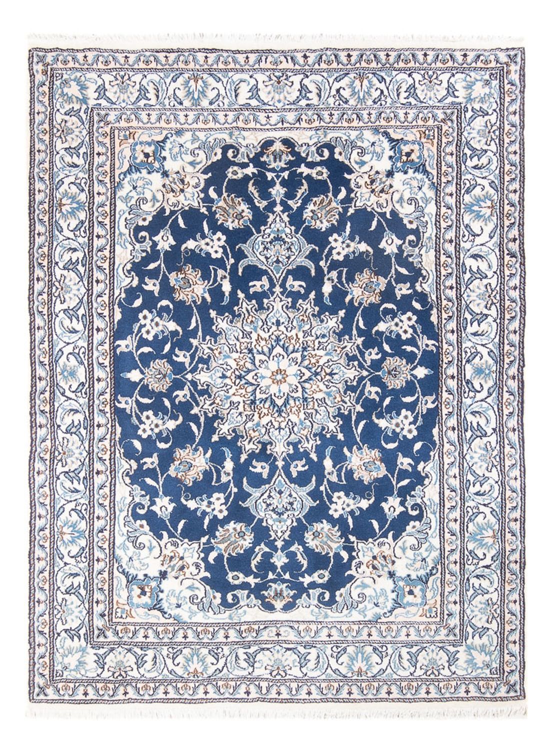 Persisk tæppe - Nain - Royal - 202 x 149 cm - blå