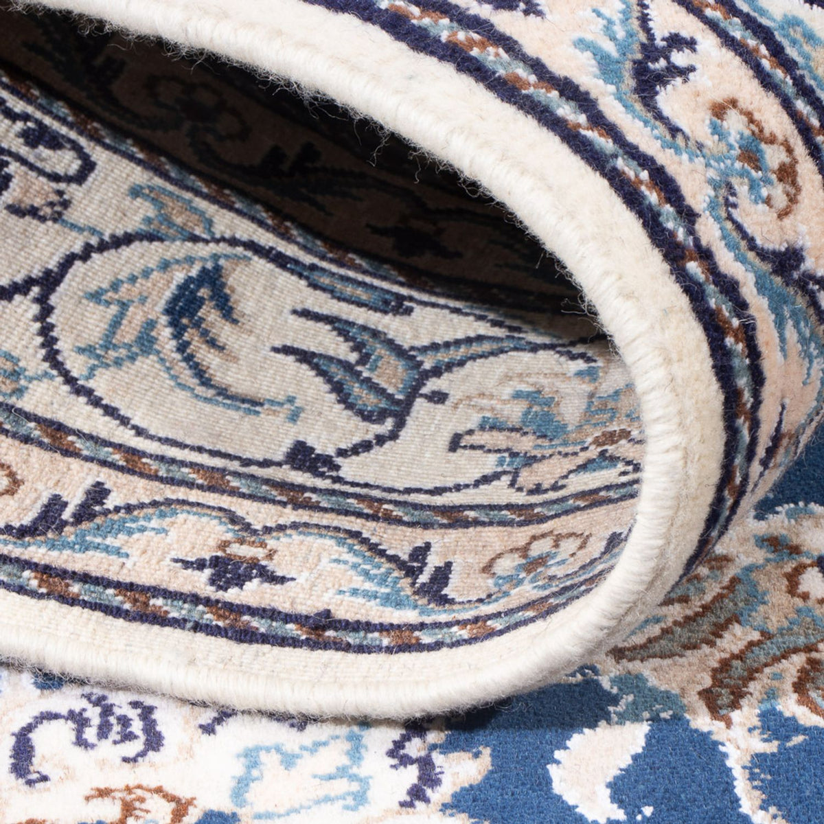 Persisk tæppe - Nain - Royal - 202 x 149 cm - blå