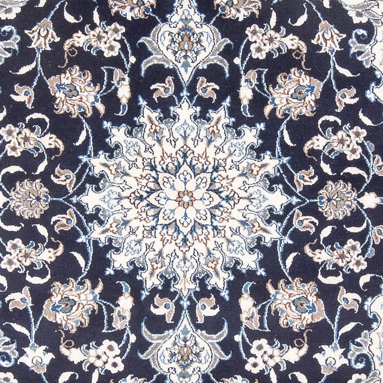 Persisk tæppe - Nain - Royal - 197 x 151 cm - mørkeblå