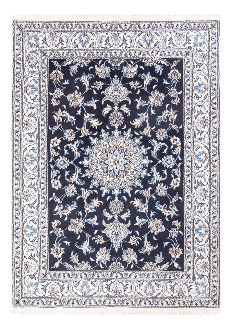 Persisk tæppe - Nain - Royal - 212 x 146 cm - mørkeblå