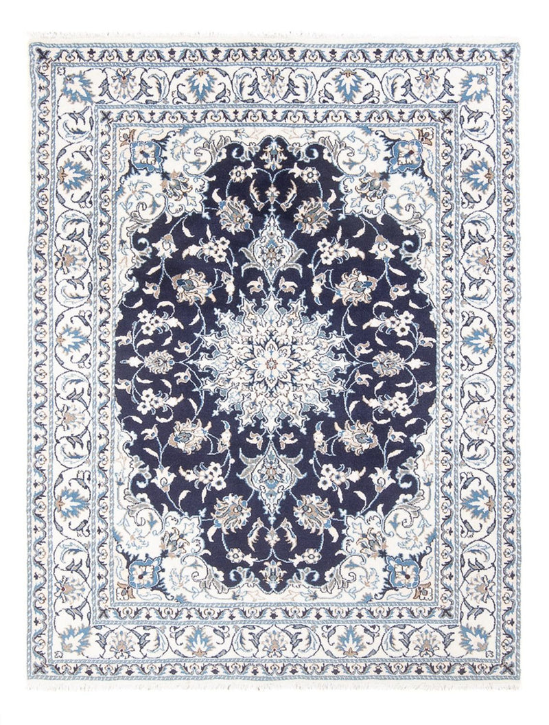 Persisk tæppe - Nain - Royal - 200 x 147 cm - mørkeblå