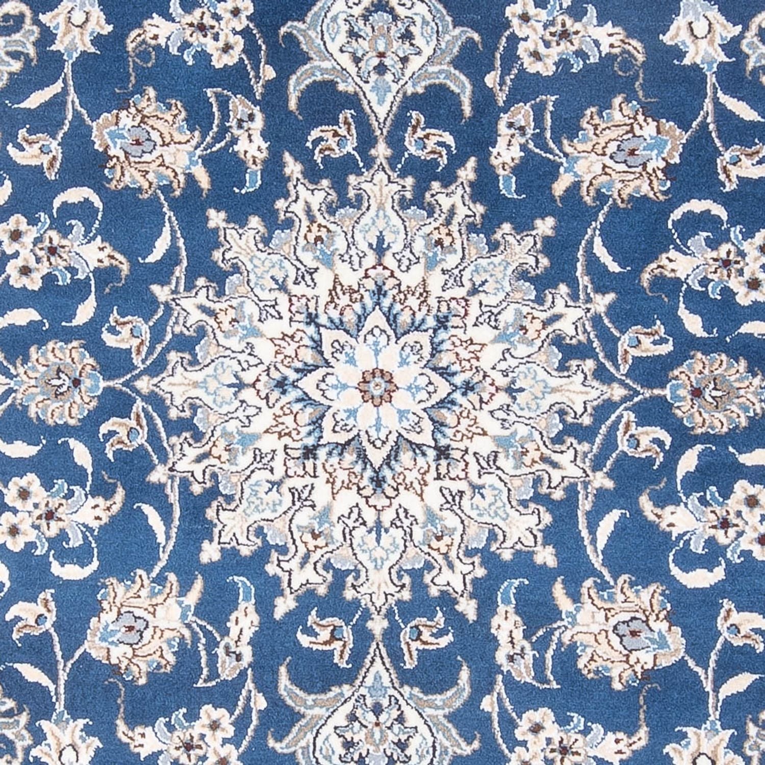 Persisk tæppe - Nain - Royal - 205 x 149 cm - mørkeblå