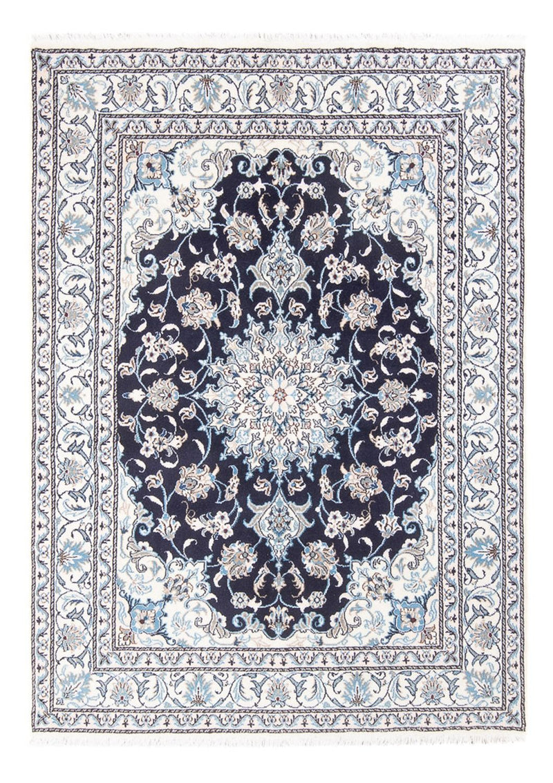 Persisk tæppe - Nain - Royal - 198 x 150 cm - mørkeblå