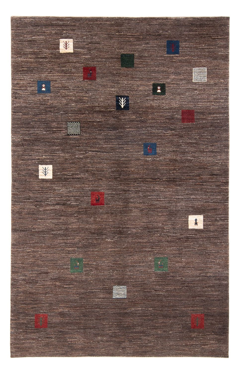 Gabbeh-tæppe - Persisk - 243 x 170 cm - flerfarvet