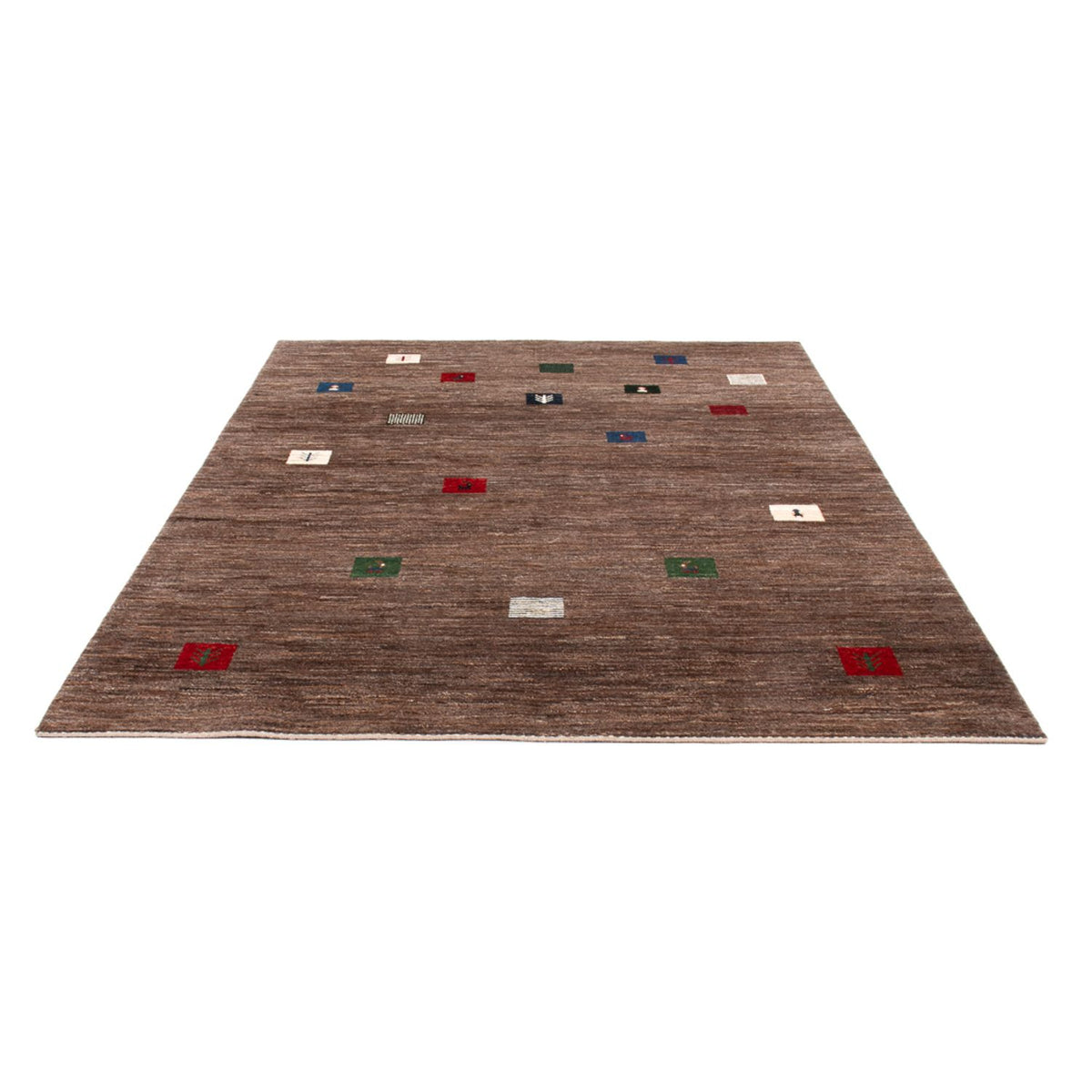 Gabbeh-tæppe - Persisk - 243 x 170 cm - flerfarvet