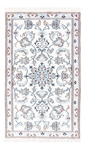 Persisk tæppe - Nain - 140 x 70 cm - creme