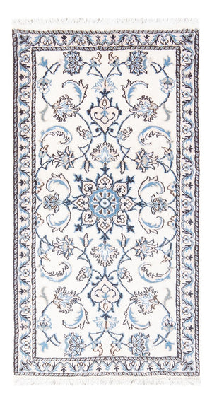Persisk tæppe - Nain - 138 x 71 cm - creme
