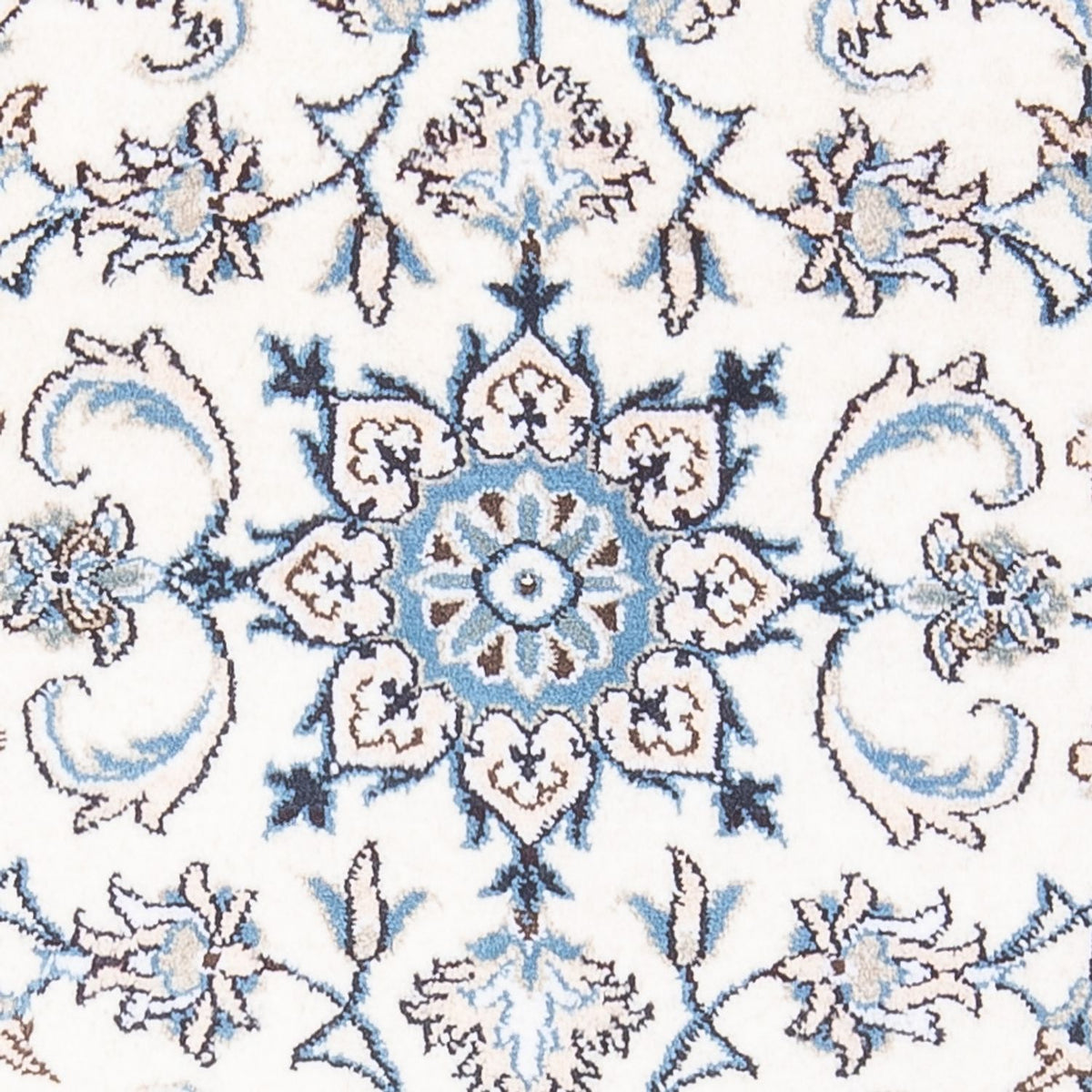 Persisk tæppe - Nain - 138 x 71 cm - creme