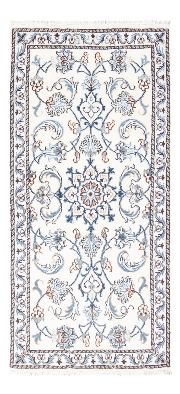 Persisk tæppe - Nain - 144 x 65 cm - creme