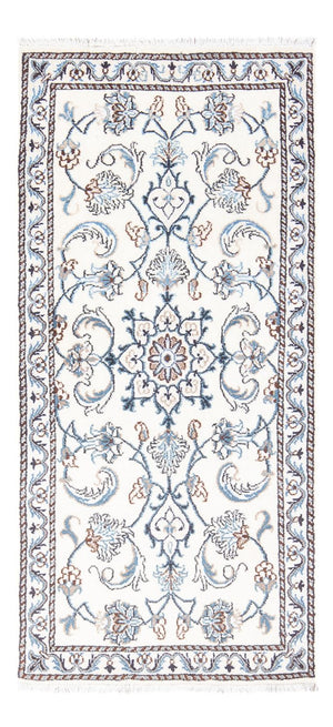 Persisk tæppe - Nain - 144 x 65 cm - creme