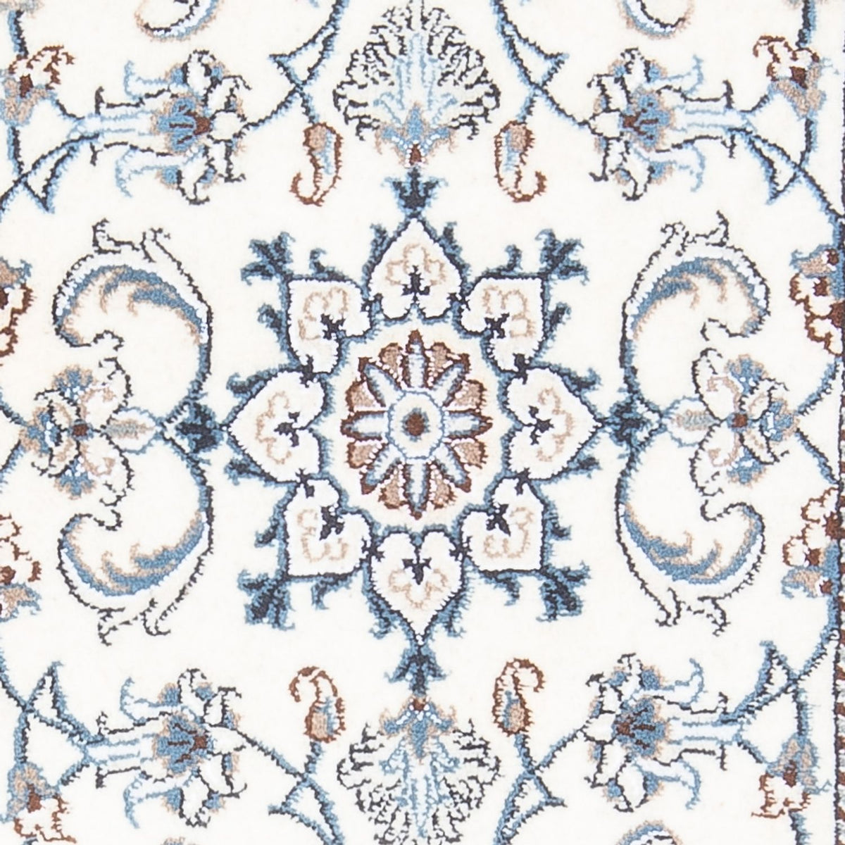 Persisk tæppe - Nain - 144 x 65 cm - creme
