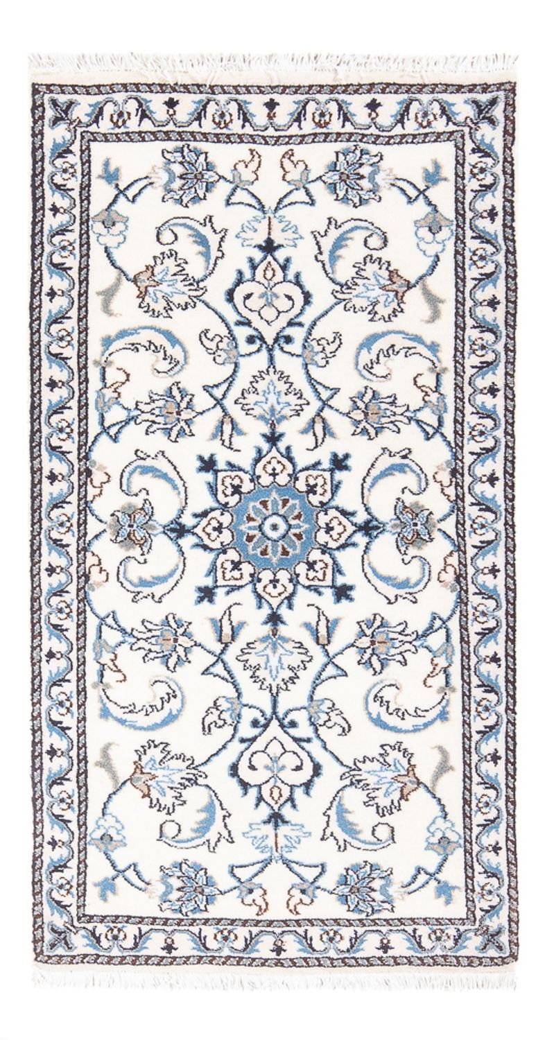 Persisk tæppe - Nain - 134 x 68 cm - creme
