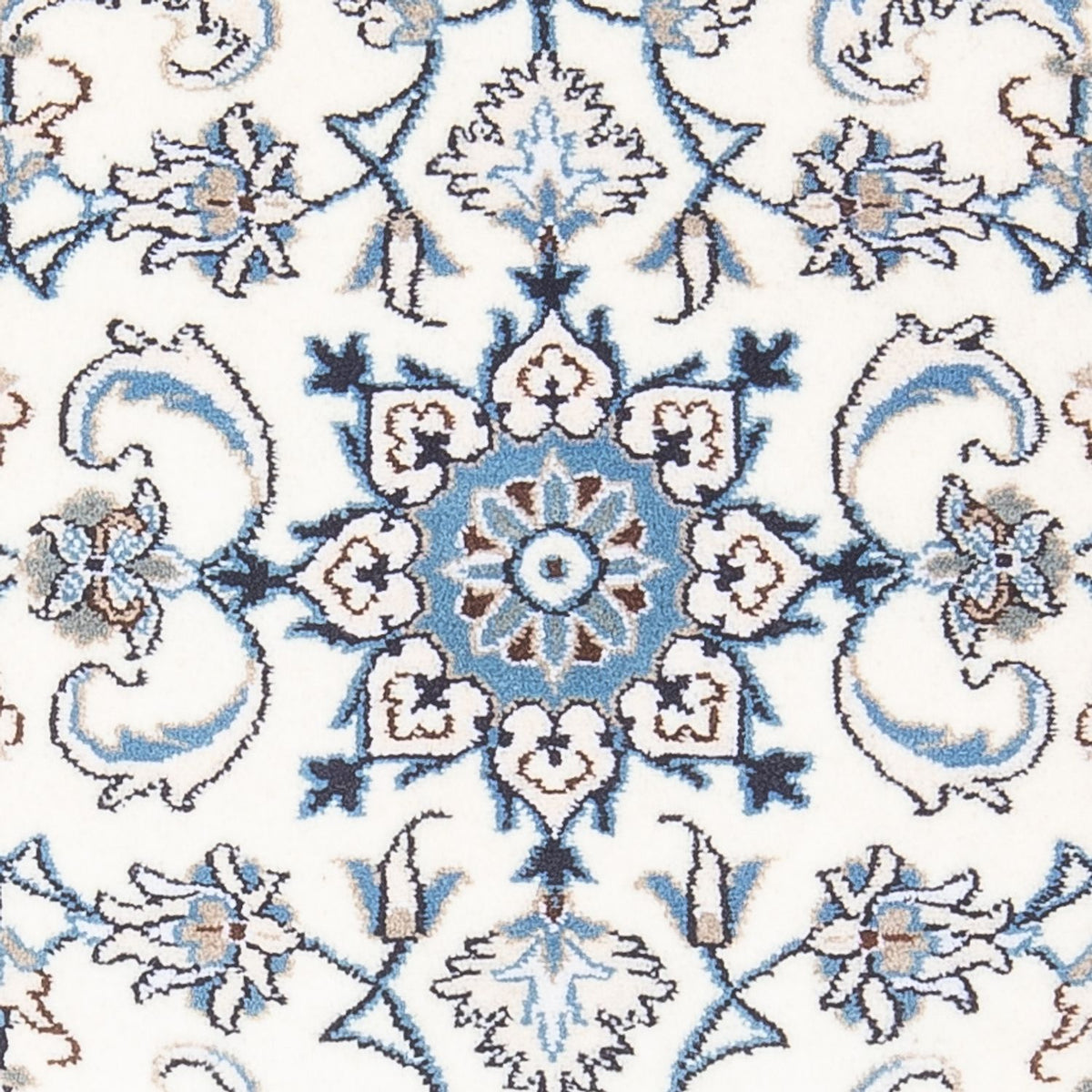 Persisk tæppe - Nain - 134 x 68 cm - creme