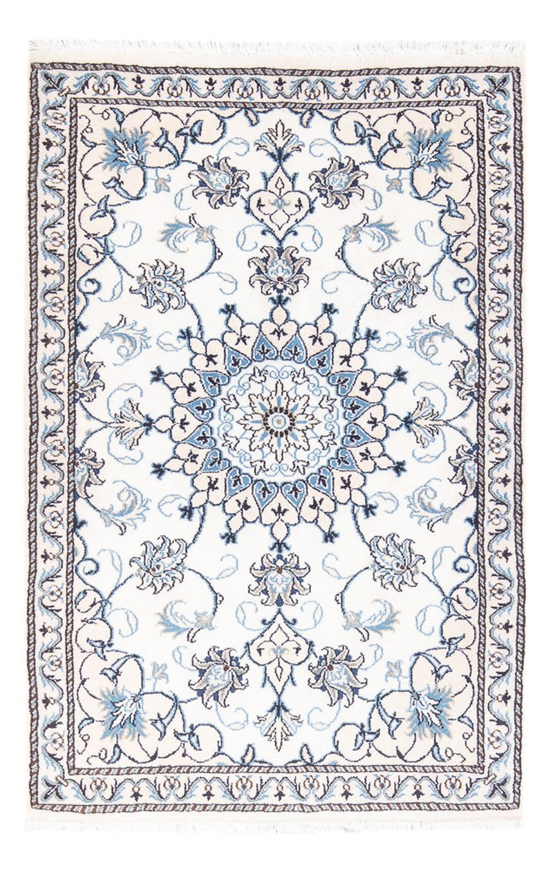 Persisk tæppe - Nain - 140 x 90 cm - creme