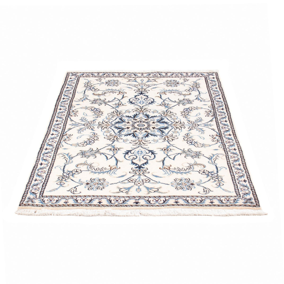 Persisk tæppe - Nain - 137 x 87 cm - creme