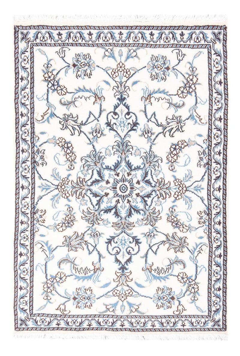 Persisk tæppe - Nain - 130 x 86 cm - creme