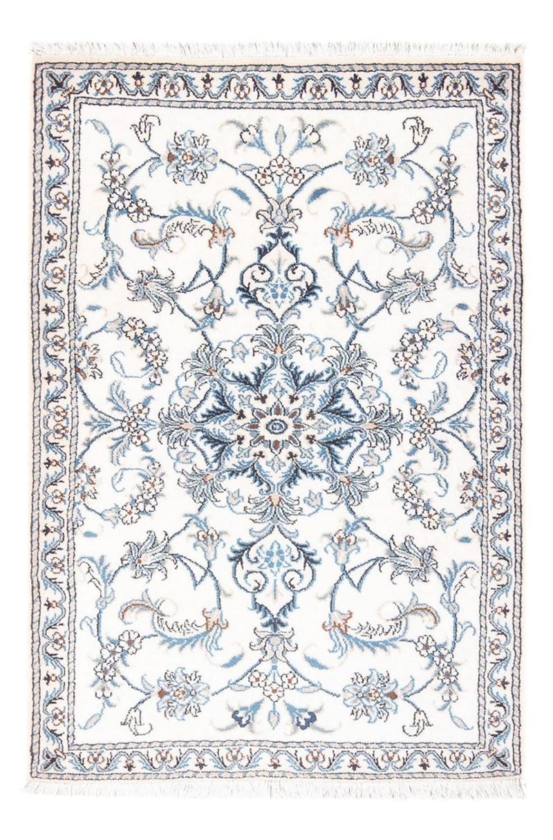 Persisk tæppe - Nain - 140 x 92 cm - creme