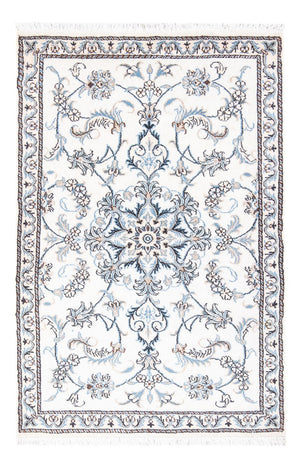 Persisk tæppe - Nain - 140 x 89 cm - creme