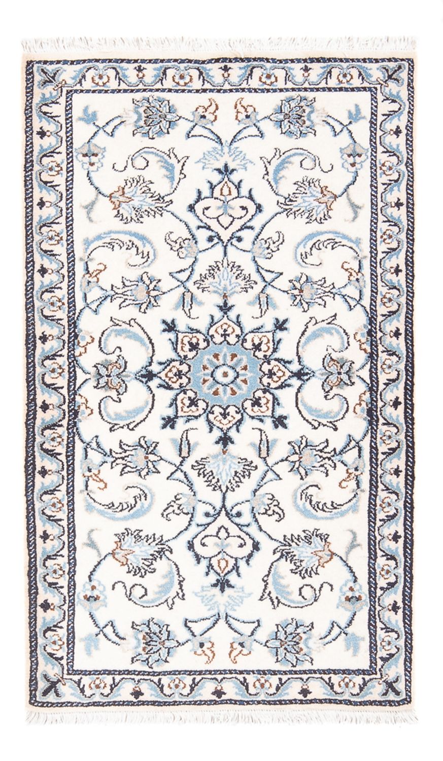 Persisk tæppe - Nain - 130 x 74 cm - creme