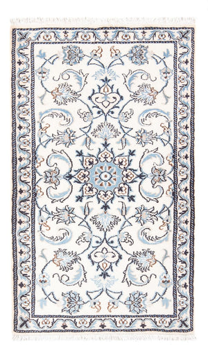 Persisk tæppe - Nain - 130 x 74 cm - creme