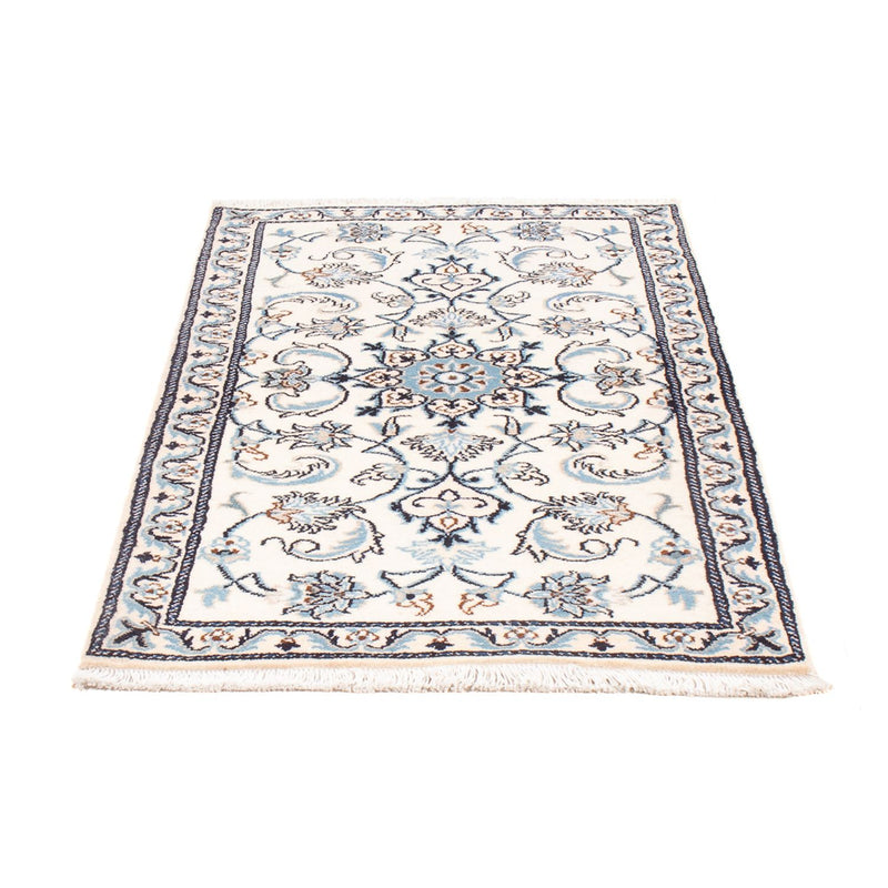 Persisk tæppe - Nain - 130 x 74 cm - creme