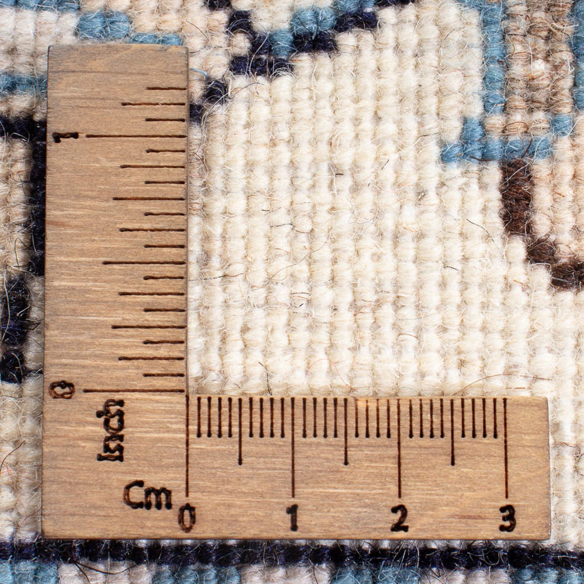 Persisk tæppe - Nain - 130 x 68 cm - creme