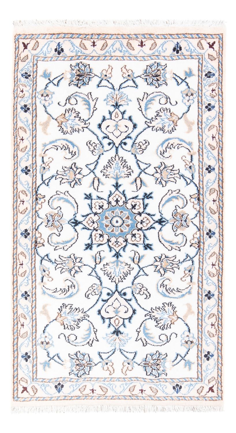 Persisk tæppe - Nain - 137 x 72 cm - creme