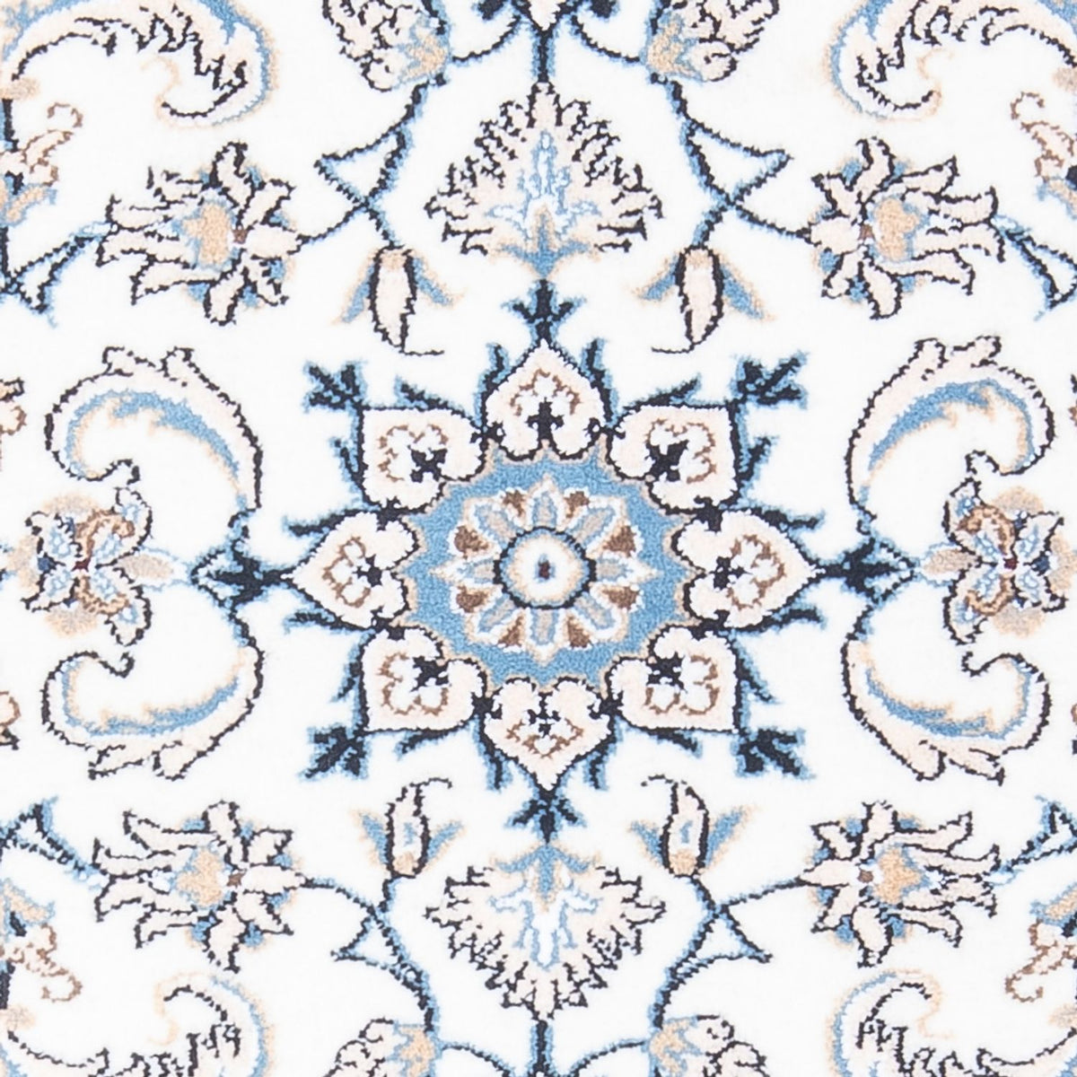 Persisk tæppe - Nain - 137 x 72 cm - creme