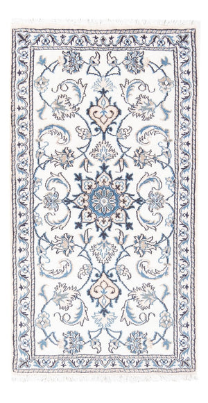 Persisk tæppe - Nain - 136 x 68 cm - creme