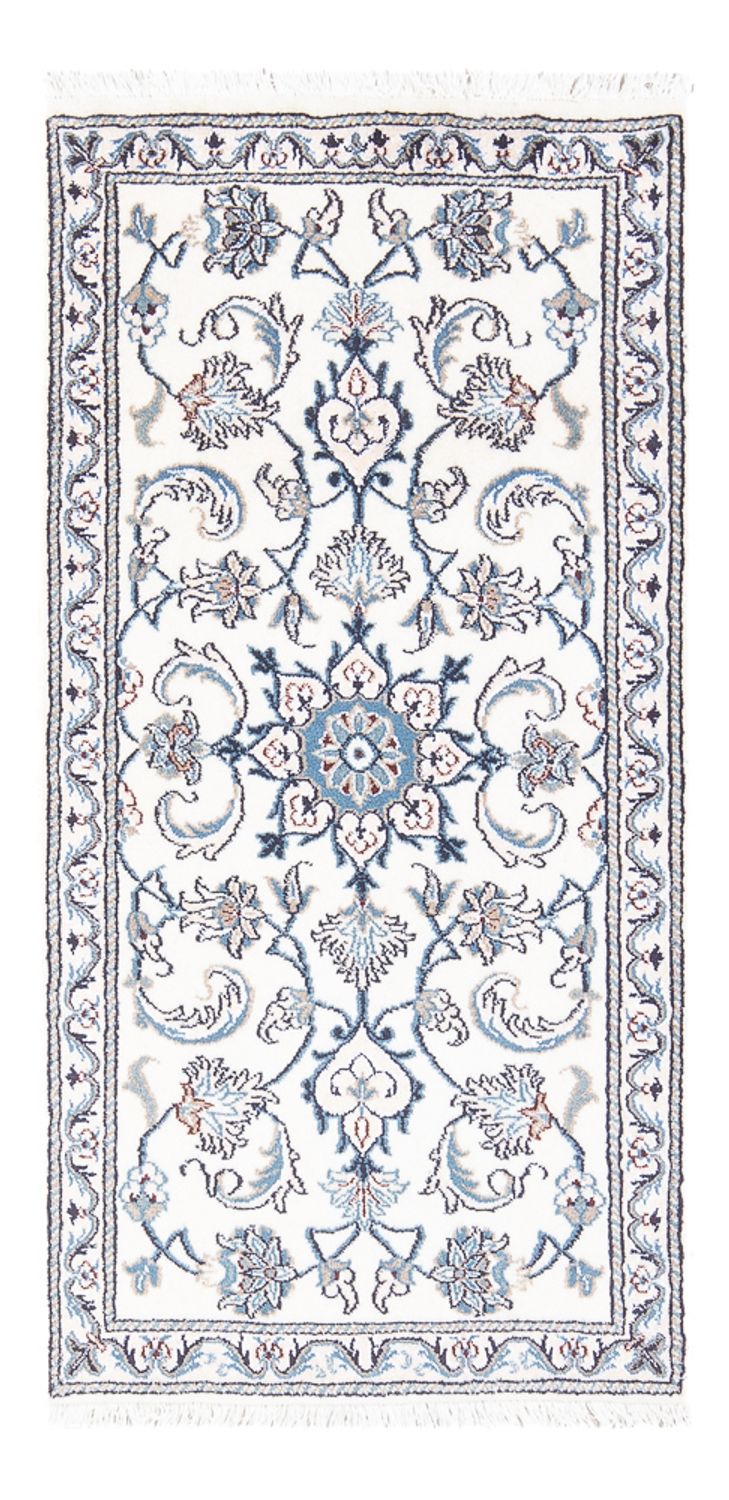 Persisk tæppe - Nain - 135 x 68 cm - creme