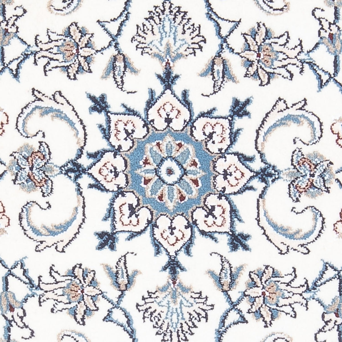 Persisk tæppe - Nain - 135 x 68 cm - creme