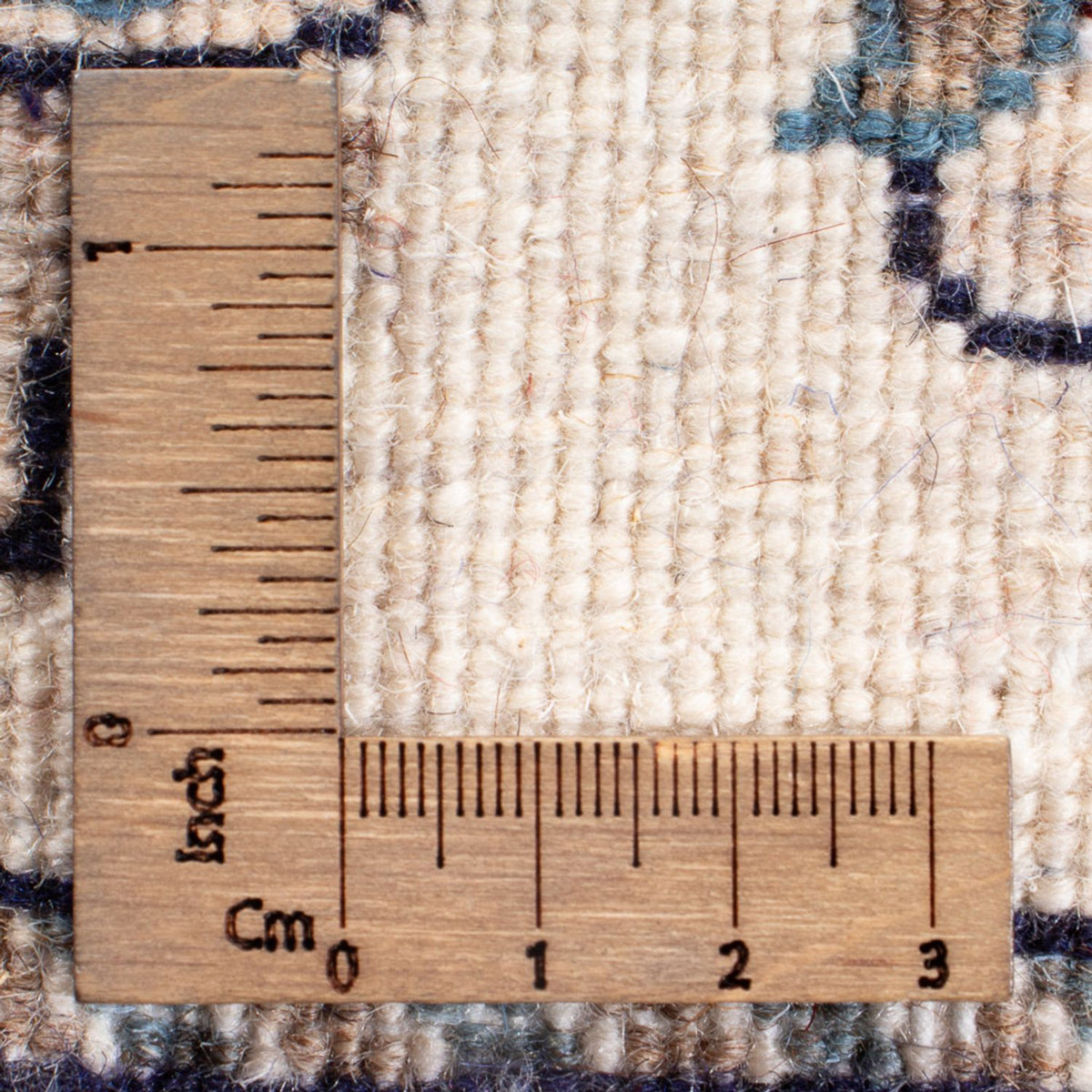 Persisk tæppe - Nain - 135 x 68 cm - creme