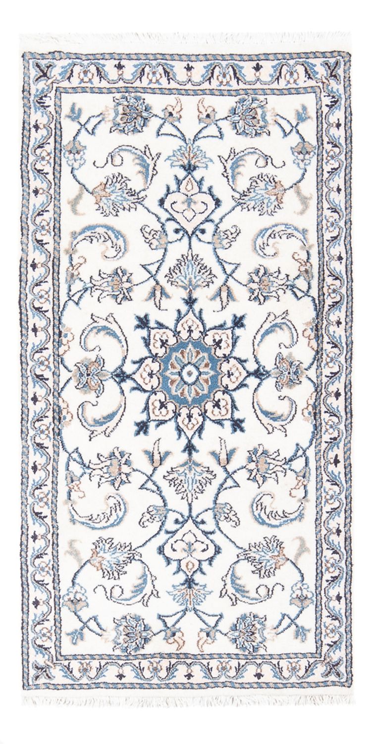 Persisk tæppe - Nain - 143 x 69 cm - creme