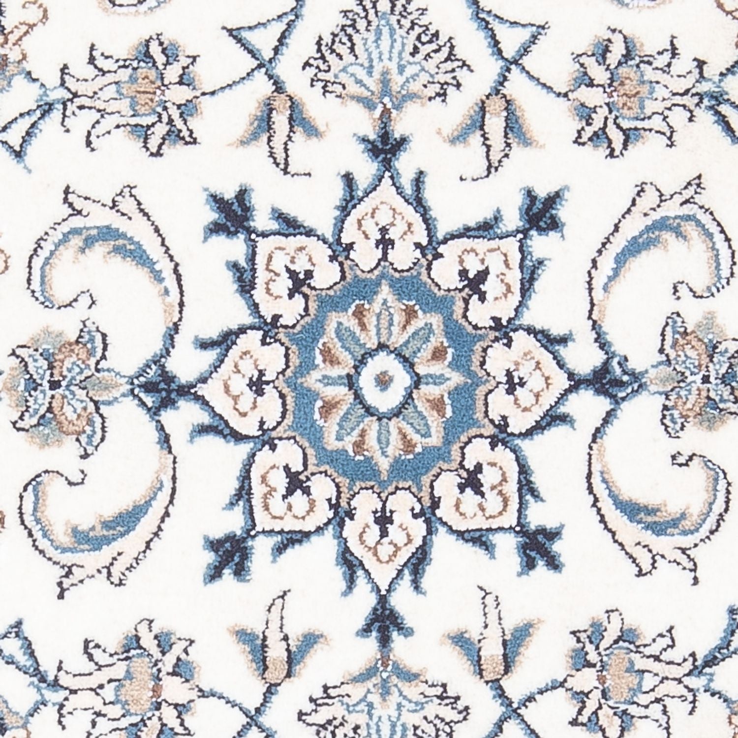 Persisk tæppe - Nain - 143 x 69 cm - creme