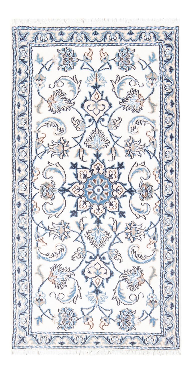 Persisk tæppe - Nain - 137 x 68 cm - creme