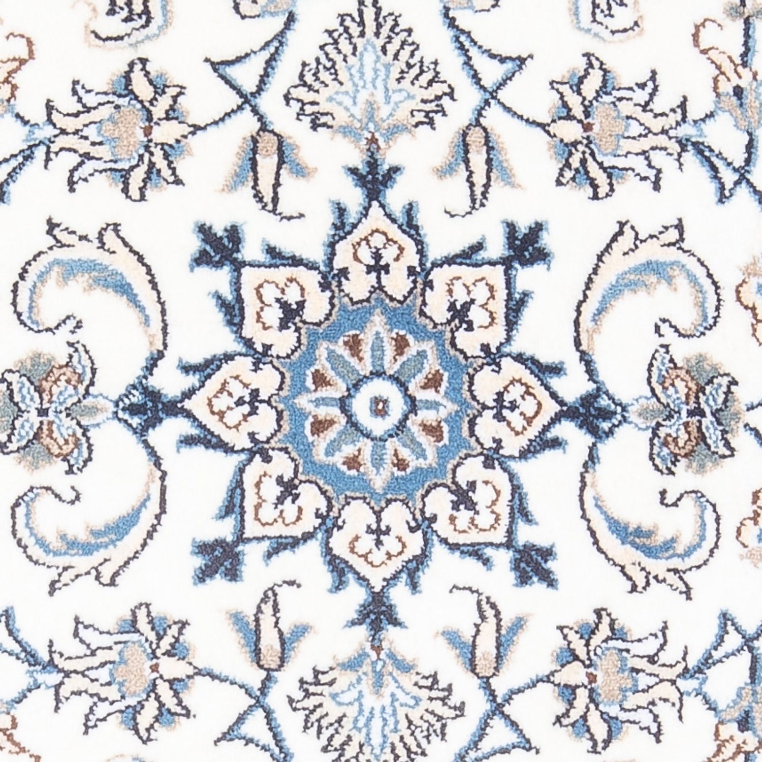 Persisk tæppe - Nain - 137 x 68 cm - creme