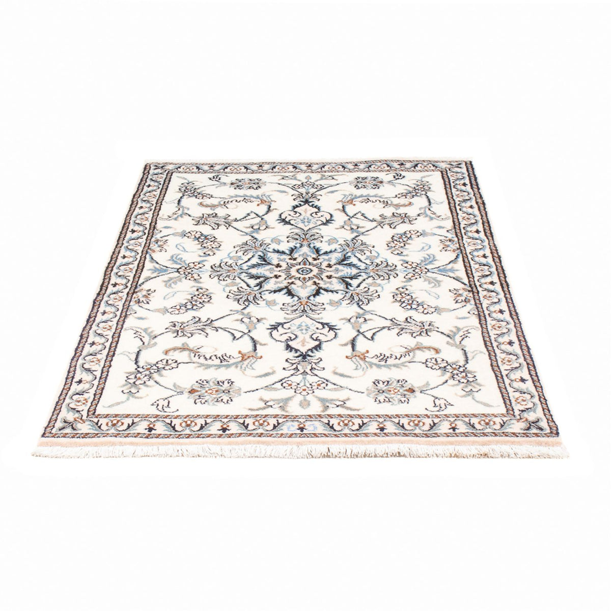 Persisk tæppe - Nain - 140 x 86 cm - creme