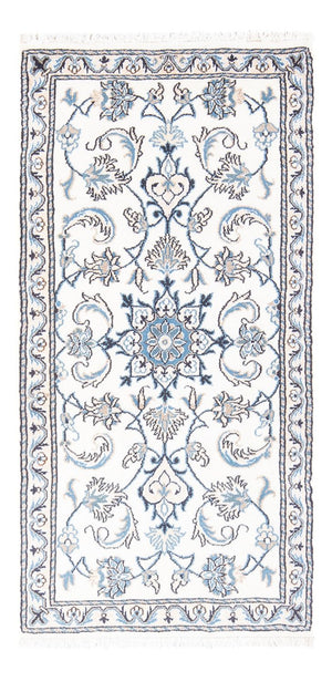 Persisk tæppe - Nain - 138 x 68 cm - creme