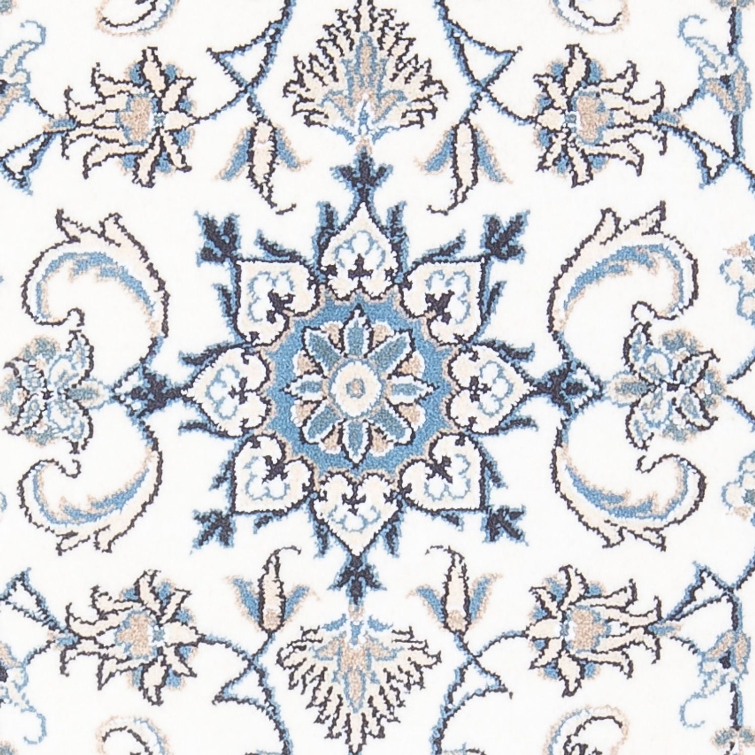 Persisk tæppe - Nain - 138 x 68 cm - creme