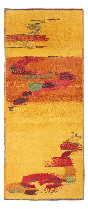Løber Gabbeh-tæppe - Persisk - 213 x 85 cm - flerfarvet