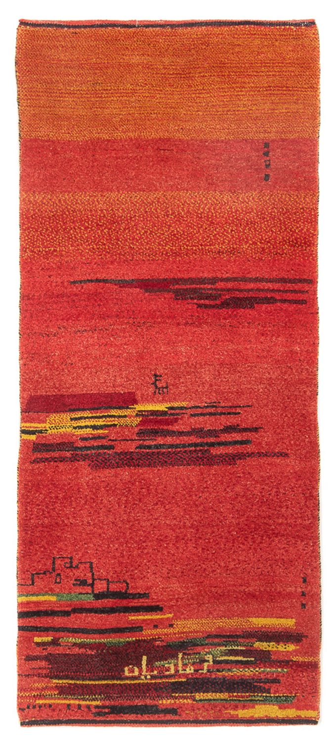 Løber Gabbeh-tæppe - Persisk - 200 x 83 cm - flerfarvet