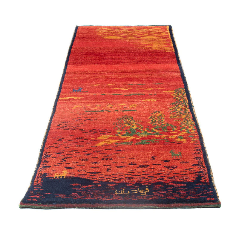 Løber Gabbeh-tæppe - Persisk - 235 x 75 cm - flerfarvet
