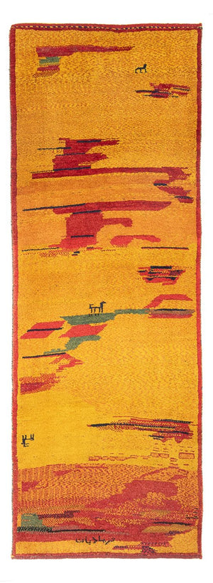 Løber Gabbeh-tæppe - Persisk - 235 x 85 cm - flerfarvet