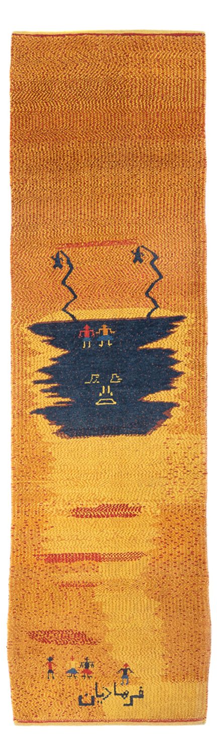 Løber Gabbeh-tæppe - Persisk - 293 x 87 cm - flerfarvet