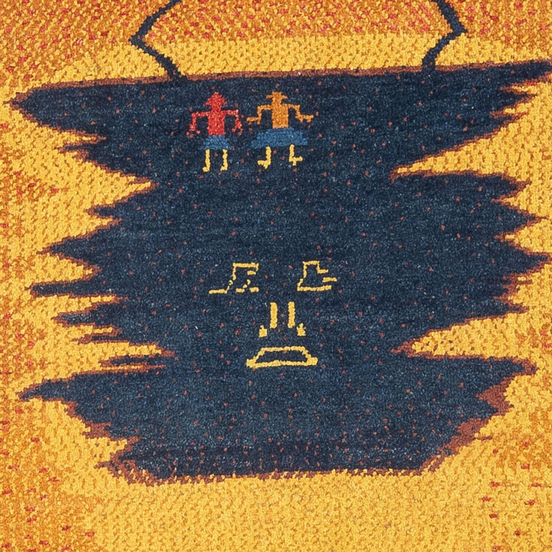 Løber Gabbeh-tæppe - Persisk - 293 x 87 cm - flerfarvet