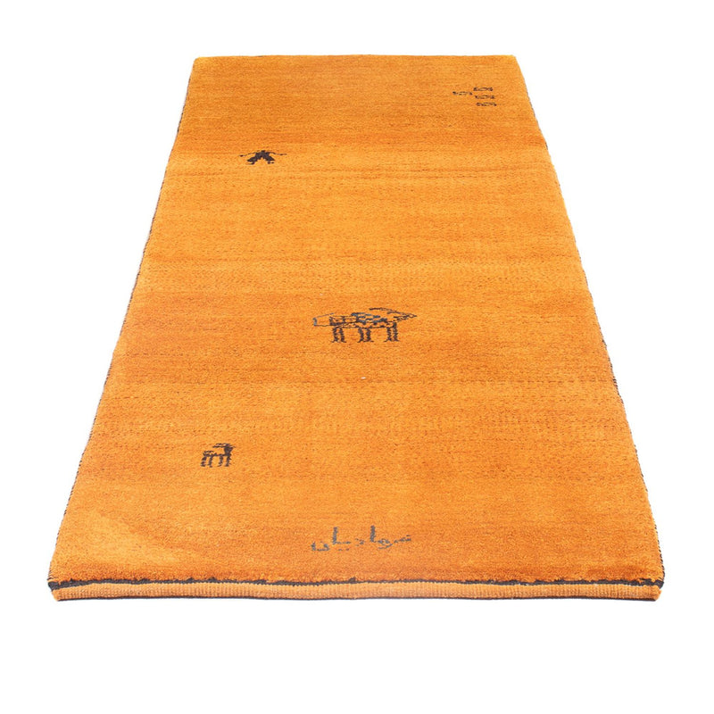 Løber Gabbeh-tæppe - Persisk - 220 x 74 cm - orange